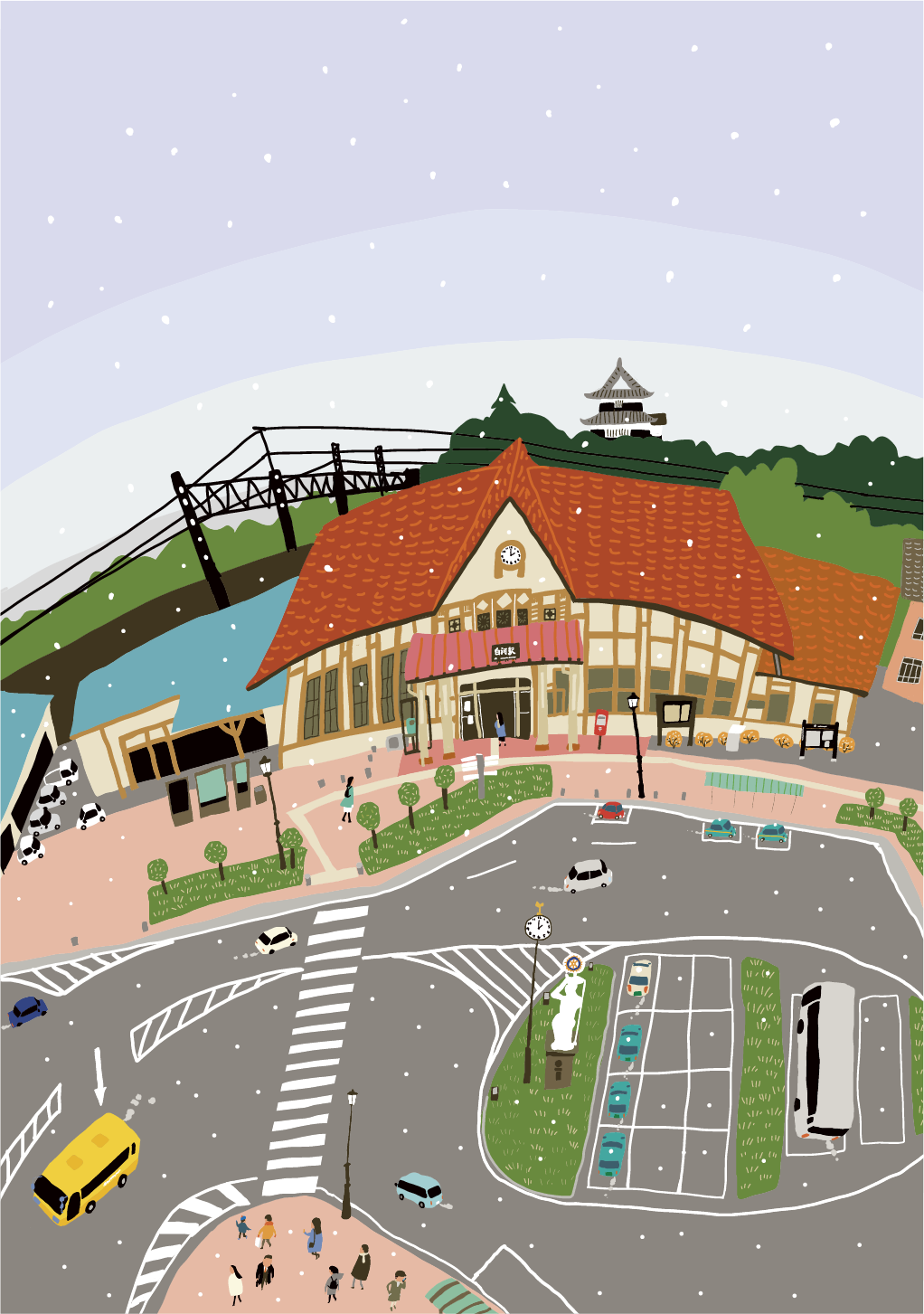 JR白河駅