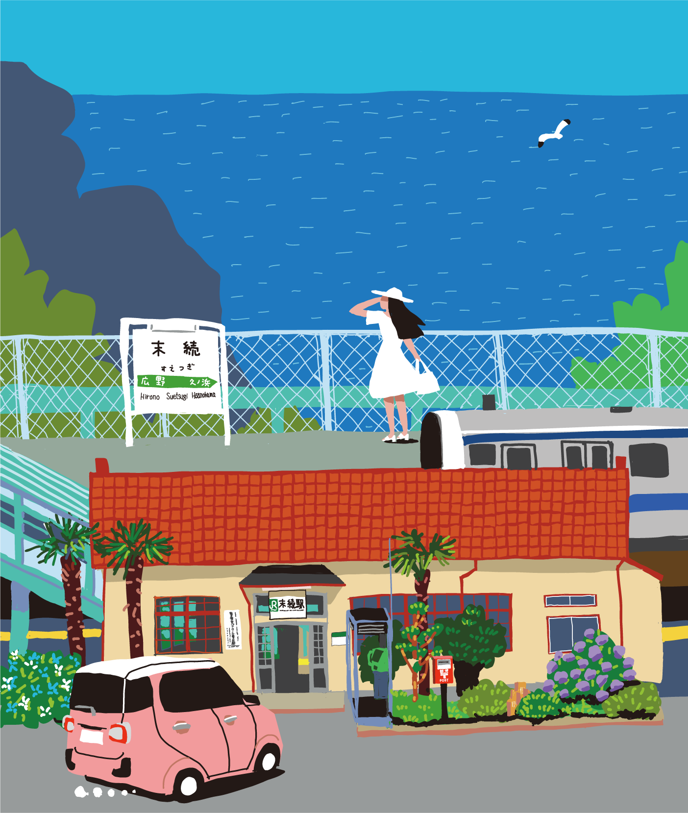 JR常磐線 末続駅（いわき市）