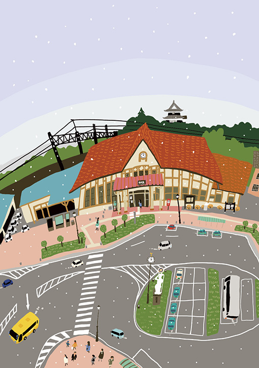 JR白河駅（白河市）